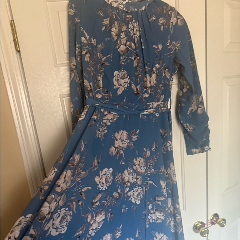 Butik Sare Blue Floral maxi dress - Picture 3 of 9